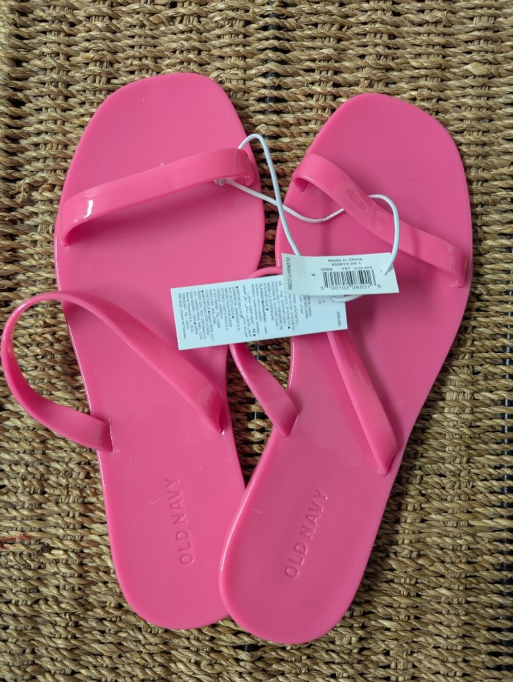 NWT Old Navy Pink Jelly Sandals / Jelly Slides